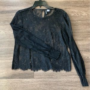 H&M lace blouse